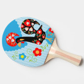 バルセロスのポルトガル人の雄鶏 卓球ラケット (横)