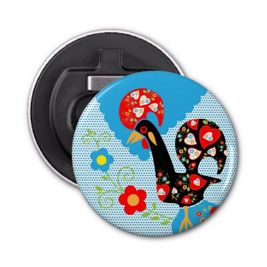 バルセロスのポルトガル人の雄鶏 栓抜き (正面)