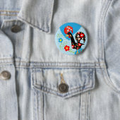 バルセロスのポルトガル人の雄鶏 缶バッジ (インサイチュ)