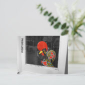 バルセロスの有名なルースターさん – ポルトガル ポストカード (スタンド正面)