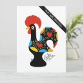 バルセロスの有名な雄鶏Nr09の招待 招待状 (スタンド正面)