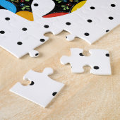 バルセロスの有名な雄鶏Nr09 -水玉模様 ジグソーパズル (側面)