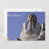 バルセロナからのポストカード….. ポストカード (正面/裏面)