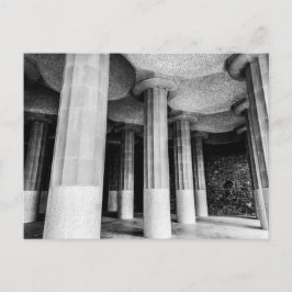 バルセロナのアントニオ・ガウディ公園グエルの写真 シーズンポストカード