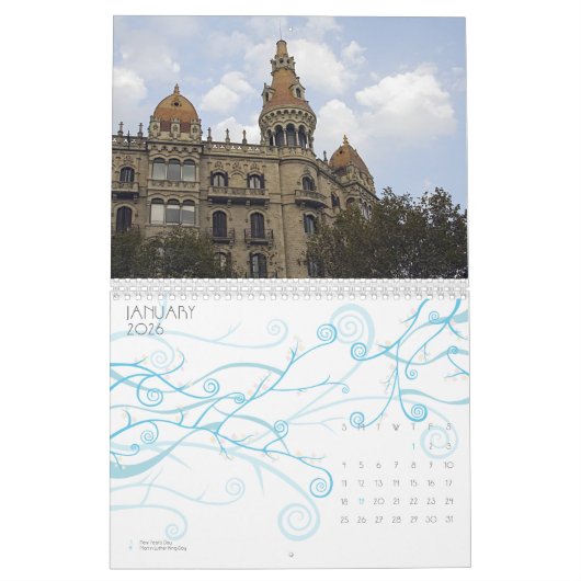 バルセロナのカレンダー2010年 カレンダー (1月 2026)