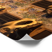 バルセロナのガウディ建築カーサバティロ ポスター (角)