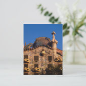 バルセロナのガウディ建築カーサバティロ ポストカード (スタンド正面)