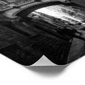 バルセロナのゴシック様式の四季建築 ポスター (角)