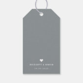 バルセロナのスカイライン | ウェルカムメッセージ ギフトタグ (裏面)