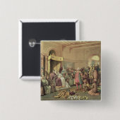 バルセロナのスペインの王室のな裁判所のコロンブス 缶バッジ (正面&裏面)