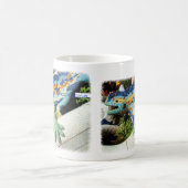 バルセロナのトカゲ手のモザイク コーヒーマグカップ (中央)