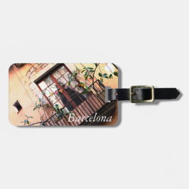 バルセロナのバルコニー ラゲッジタグ