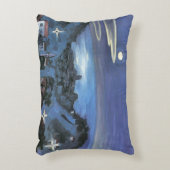 バルセロナの夜景(1924) by Walter Gramatte アクセントクッション (正面(垂直))