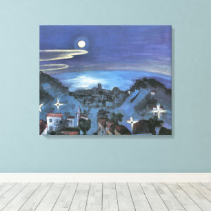 バルセロナの夜景 by Walter Gramatte キャンバスプリント