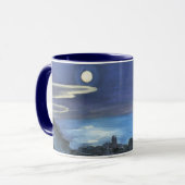 バルセロナの夜景 by Walter Gramatte マグカップ (正面左)