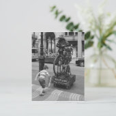 バルセロナの少年 ポストカード (スタンド正面)