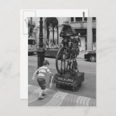 バルセロナの少年 ポストカード (正面/裏面)