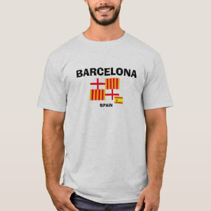 バルセロナの旗のワイシャツ Tシャツ