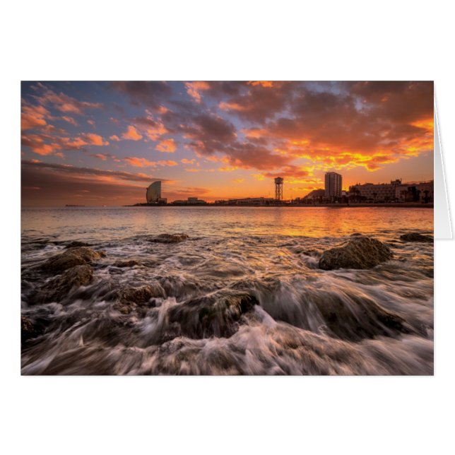 バルセロナの日没 (正面横)