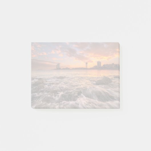 バルセロナの日没 ポストイット (正面)