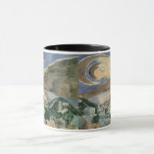 バルセロナの月 by Walter Gramatte マグカップ (中央)