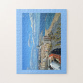 バルセロナの海岸線 ジグソーパズル (縦)