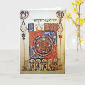 バルセロナのHaggada カード (黄色い花)