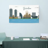 バルセロナへようこそ 横断幕 (トレードショー)