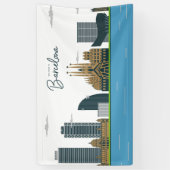 バルセロナへようこそ 横断幕 (縦)