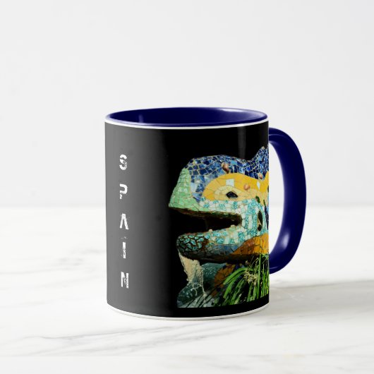 バルセロナアートマスペインのグ, Gaudi - Lizard マグカップ (正面右)