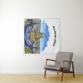 バルセロナイラストレーションタペストリー タペストリー (インサイチュ(横))