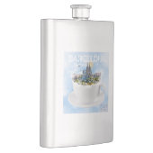 バルセロナインアティーカップ – サグラダファミリアスカイライン フラスク (右)