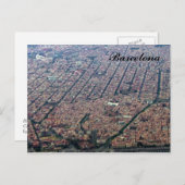 バルセロナエアライ ポストカード (正面/裏面)