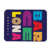 バルセロナエスパーニア マグネット (横)