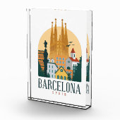 バルセロナエレガントスペインスカイライン フォトブロック (右)