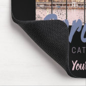 バルセロナカタロニアサンセットスカイラインスペインヴィンテージ マウスパッド (コーナー)