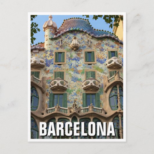 バルセロナカーサバトロスペイントラベル ポストカード (正面)