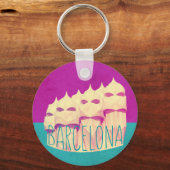 バルセロナガウディパラダイス キーホルダー (正面)