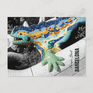 バルセロナガウディパークグエル ポストカード