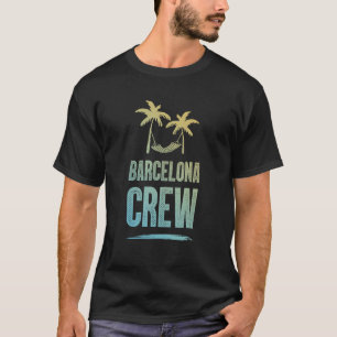 バルセロナクルーカラフルバケーションチーム Tシャツ