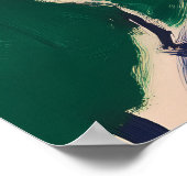 バルセロナサグラダファミリアとフォヴィストのスカイライン ポスター (角)