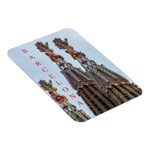 バルセロナサグラダファミリアステープ冷蔵庫用マグネット マグネット (右側)