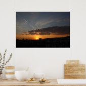 バルセロナサンセット ポスター (キッチン)