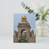 バルセロナシタデッラパーク像はがき ポストカード (スタンド正面)