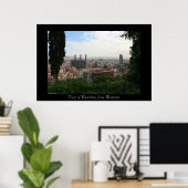 バルセロナシティビュー ポスター (ホームオフィス)