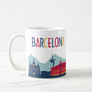 バルセロナスカイライン コーヒーマグカップ