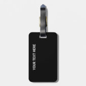 バルセロナスタイリッシュスペイン大聖堂ヴィンテージ ラゲッジタグ (裏面縦)