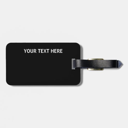 バルセロナスタイリッシュスペイン大聖堂ヴィンテージ ラゲッジタグ (裏面横)