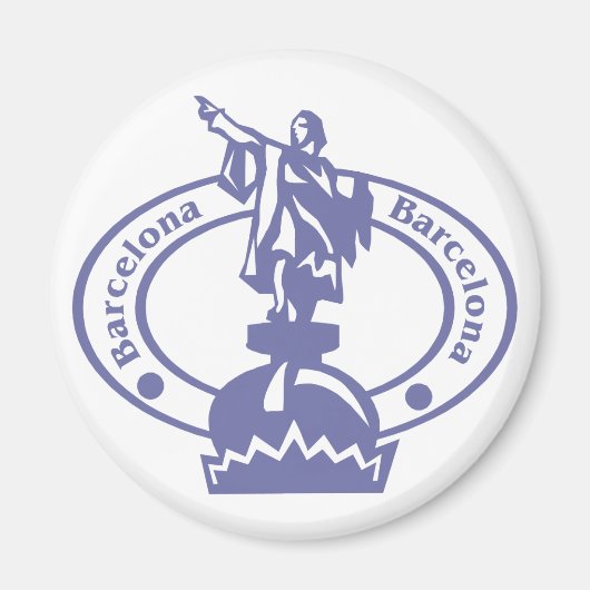 バルセロナスタンプ マグネット (正面)