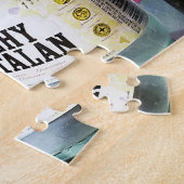 バルセロナスペインでランチ ジグソーパズル (側面)